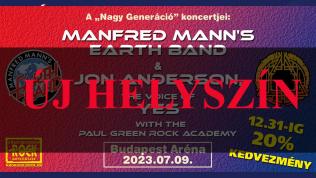 Manfred Mann's Earth Band ÚJ HELYSZÍN